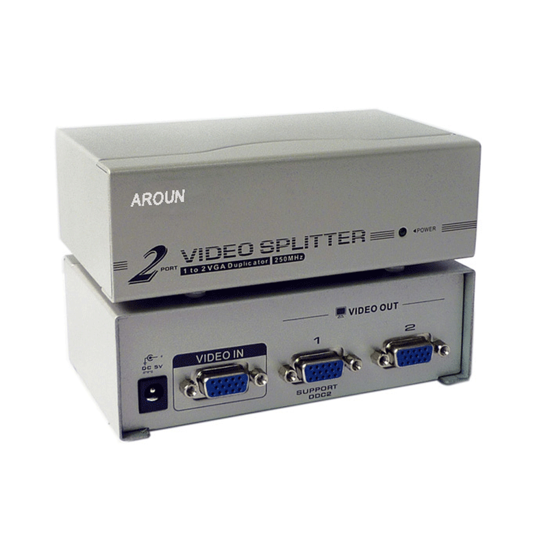 اسپلیتر 2 کانال VGA 250 MHZ  آرون