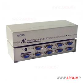 اسپلیتر 8 کانال VGA 250 MHZ  آرون - Splitter 250 MHZ  VGA 8 AROUN