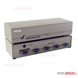 اسپلیتر 4 کانال VGA 250 MHZ  آرون - Splitter 250 MHZ  VGA 4 AROUN